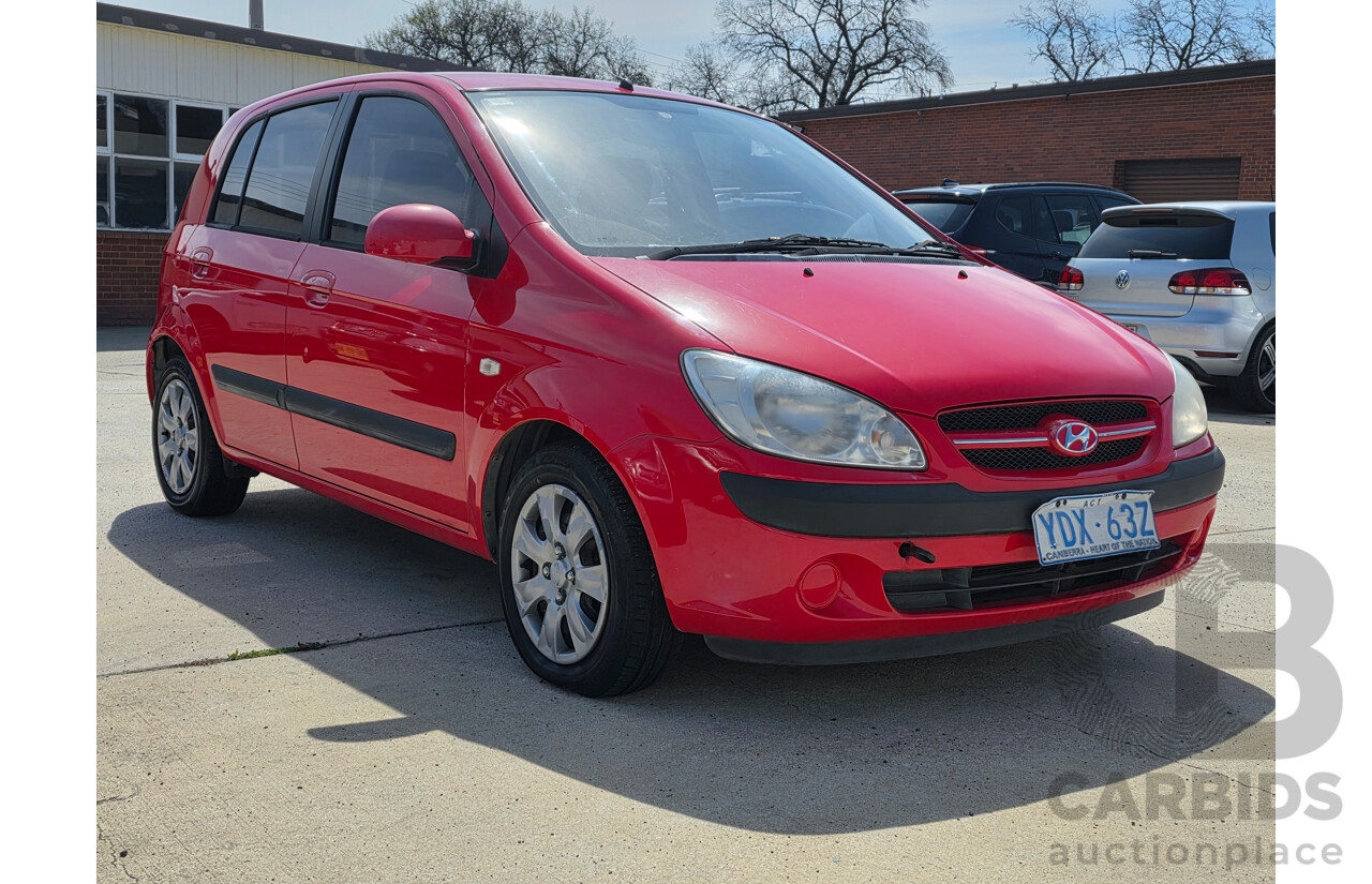 4/2006 Hyundai Getz 1.6 TB UPGRADE 5d Hatchback Red 1.6L