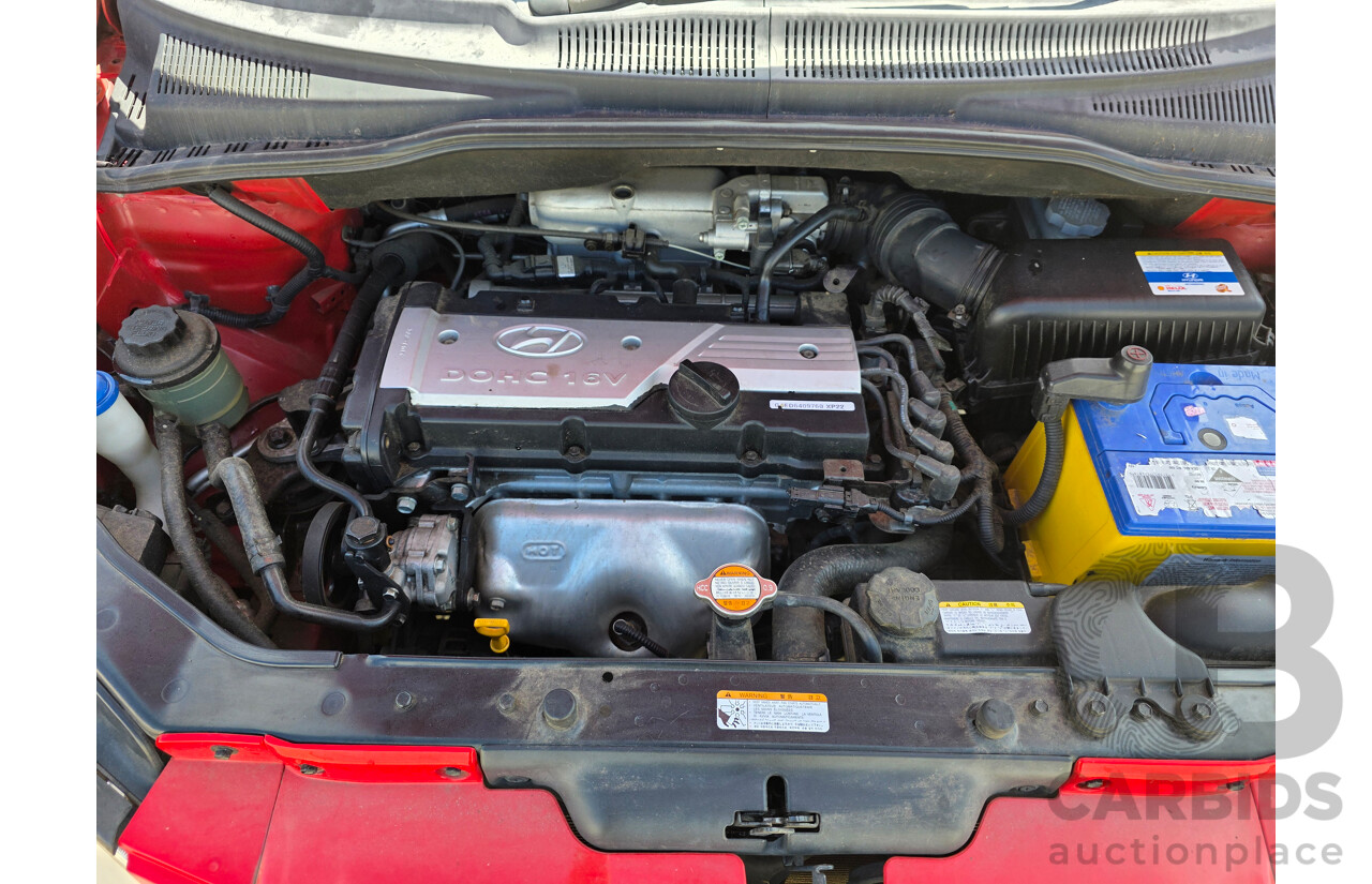 4/2006 Hyundai Getz 1.6 TB UPGRADE 5d Hatchback Red 1.6L