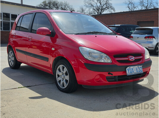 4/2006 Hyundai Getz 1.6 TB UPGRADE 5d Hatchback Red 1.6L