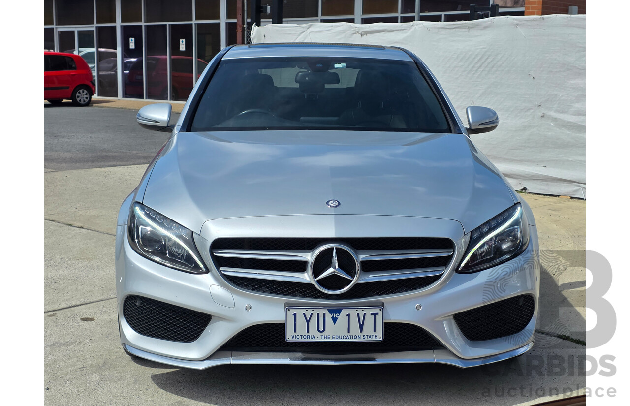 10/2015 Mercedes-Benz C200 BLUETEC RWD 205 4D Sedan Iridium Silver Turbo Diesel 1.6L