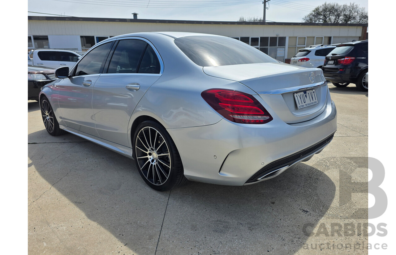 10/2015 Mercedes-Benz C200 BLUETEC RWD 205 4D Sedan Iridium Silver Turbo Diesel 1.6L