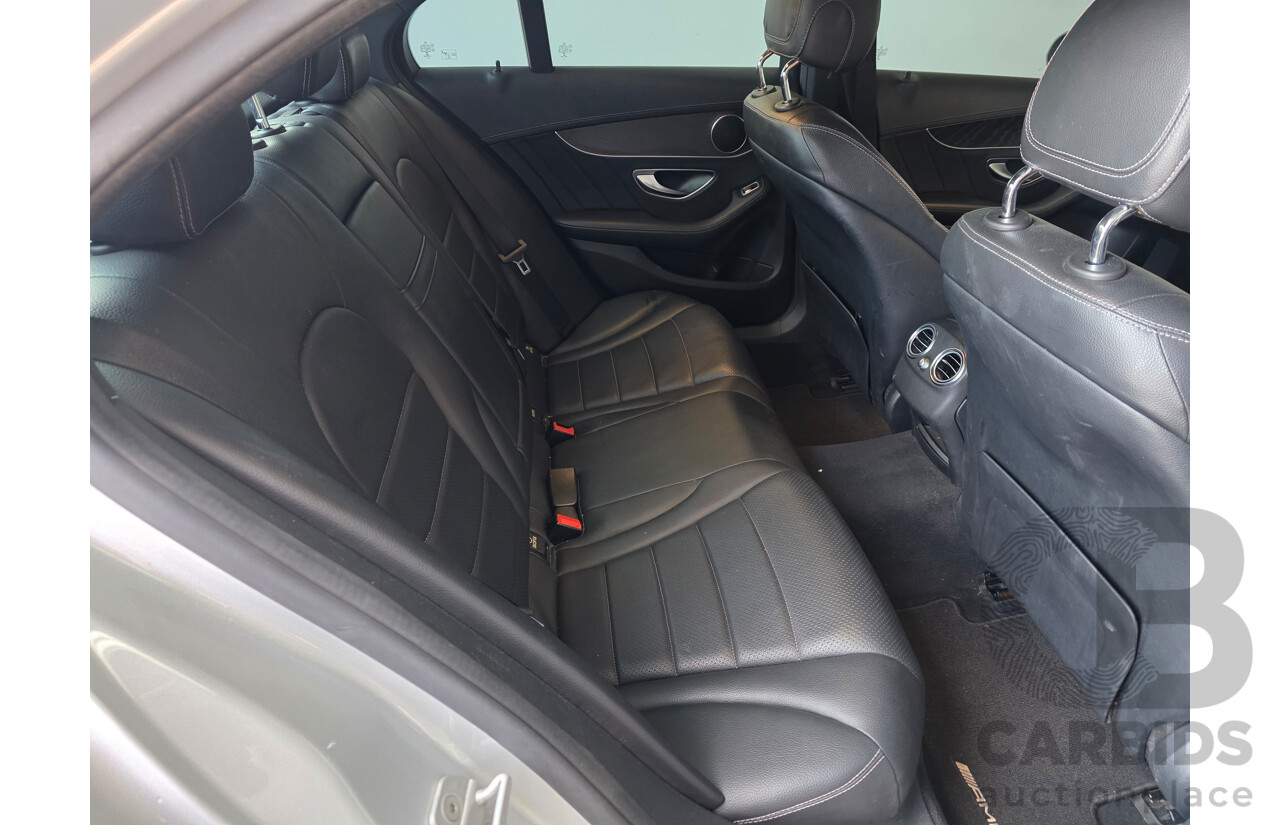 10/2015 Mercedes-Benz C200 BLUETEC RWD 205 4D Sedan Iridium Silver Turbo Diesel 1.6L