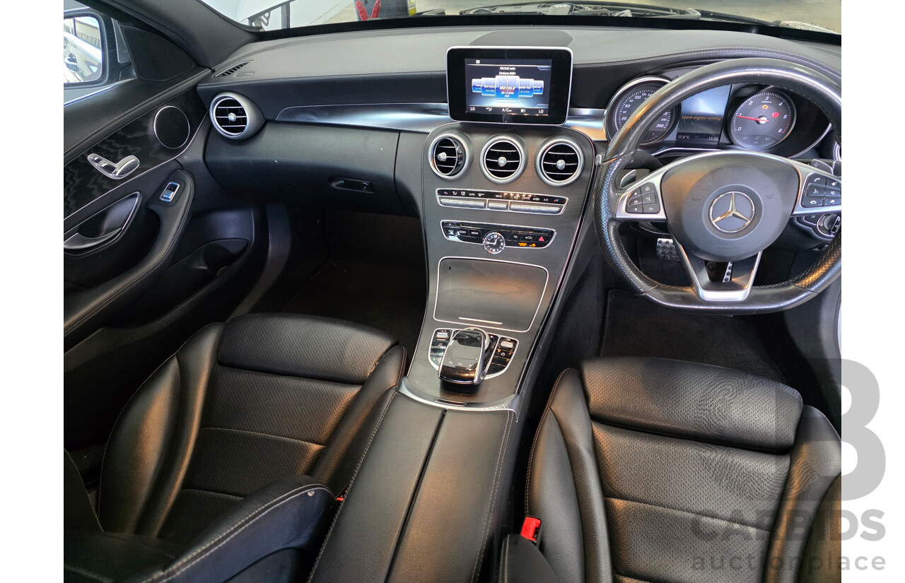 10/2015 Mercedes-Benz C200 BLUETEC RWD 205 4D Sedan Iridium Silver Turbo Diesel 1.6L