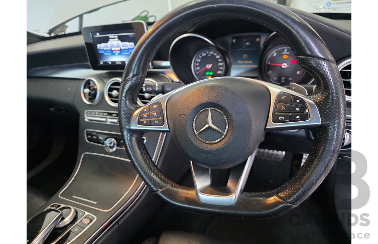 10/2015 Mercedes-Benz C200 BLUETEC RWD 205 4D Sedan Iridium Silver Turbo Diesel 1.6L