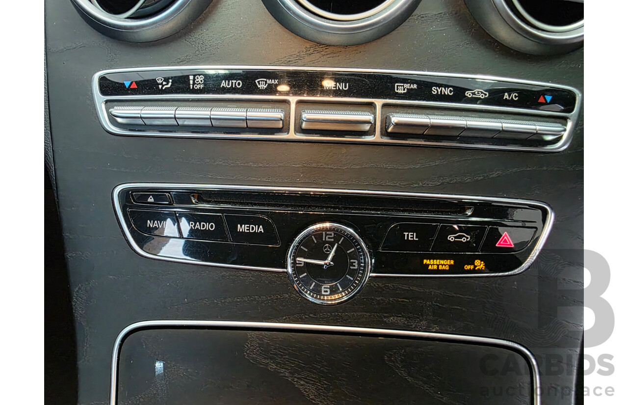10/2015 Mercedes-Benz C200 BLUETEC RWD 205 4D Sedan Iridium Silver Turbo Diesel 1.6L