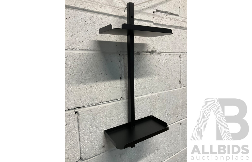 Bathroom Vanity Cabinet Stand with Shelf and Wall Shelf