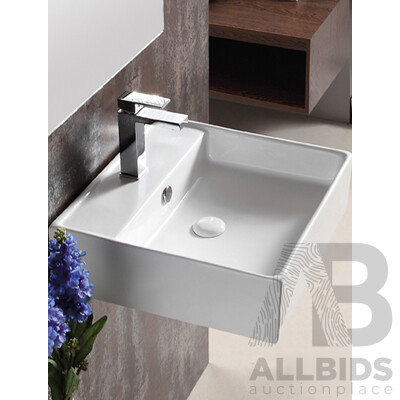 Lot of 5 Gallaria XL432W SANTA FE White Ceramic Wall Hung Basin - Total $ 1,125