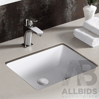 Gallaria XL471 SUNNIE White Under Counter Ceramic Basin - ORP $221