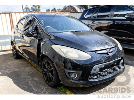 3/2008 Mazda Mazda2 Genki DE 5d Hatchback Brilliant Black 1.5L