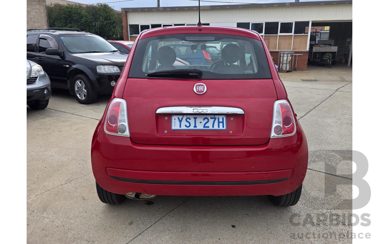 12/2013 Fiat 500 POP FWD MY13 3D Hatchback Red 1.2L