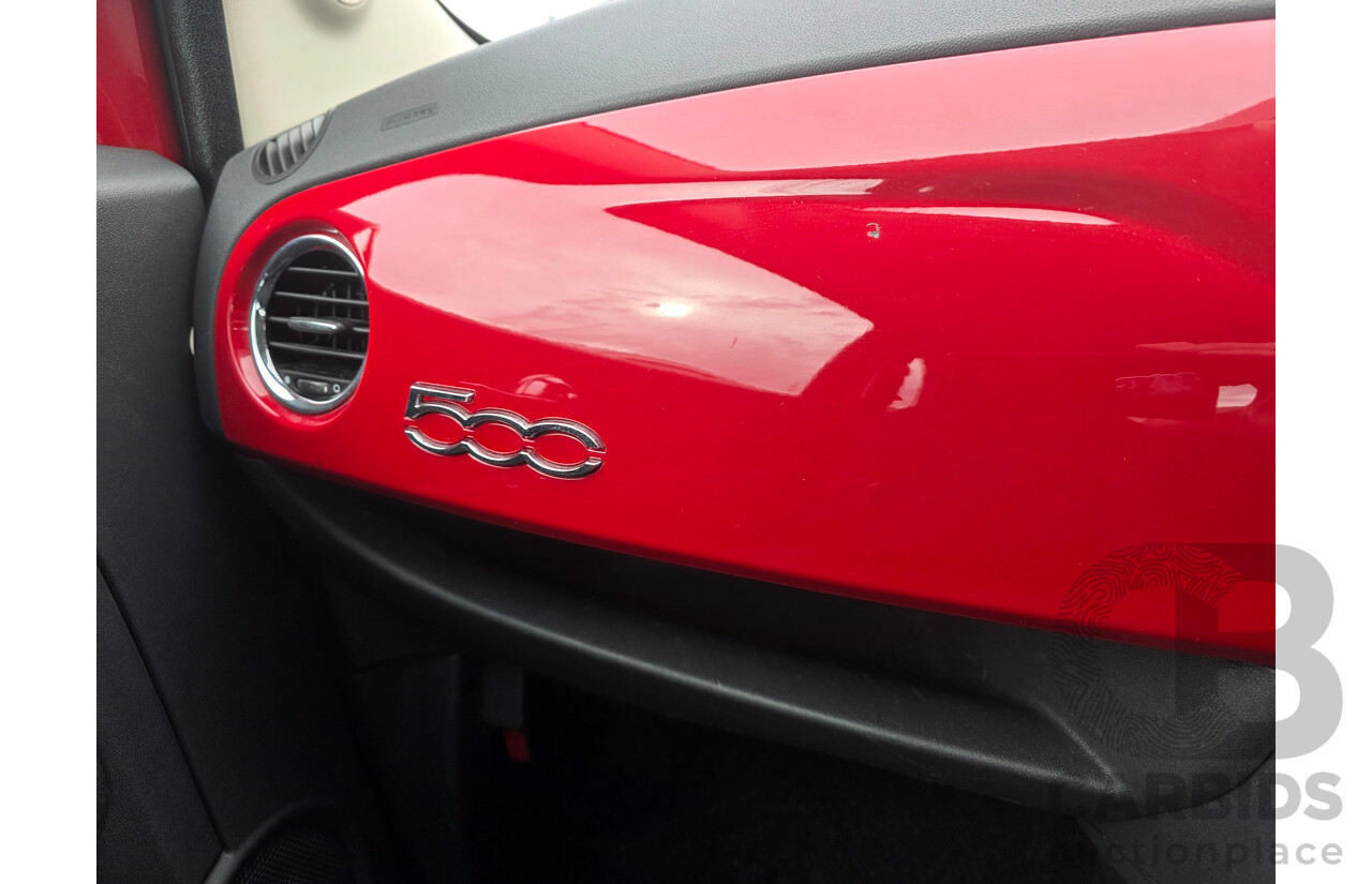 12/2013 Fiat 500 POP FWD MY13 3D Hatchback Red 1.2L
