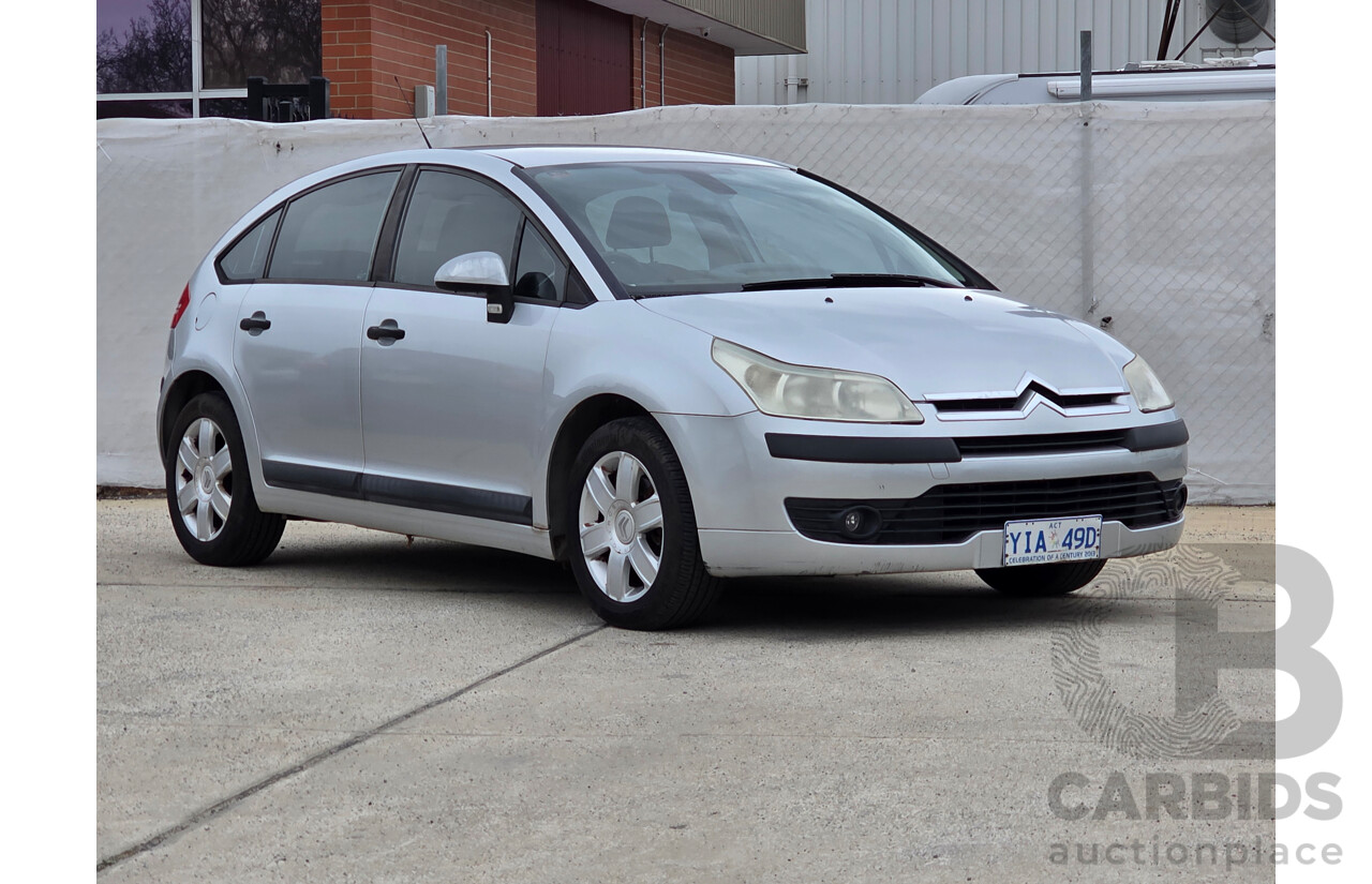 11/2006 Citroen C4 SX  5d Hatchback Silver Turbo Diesel 1.6L