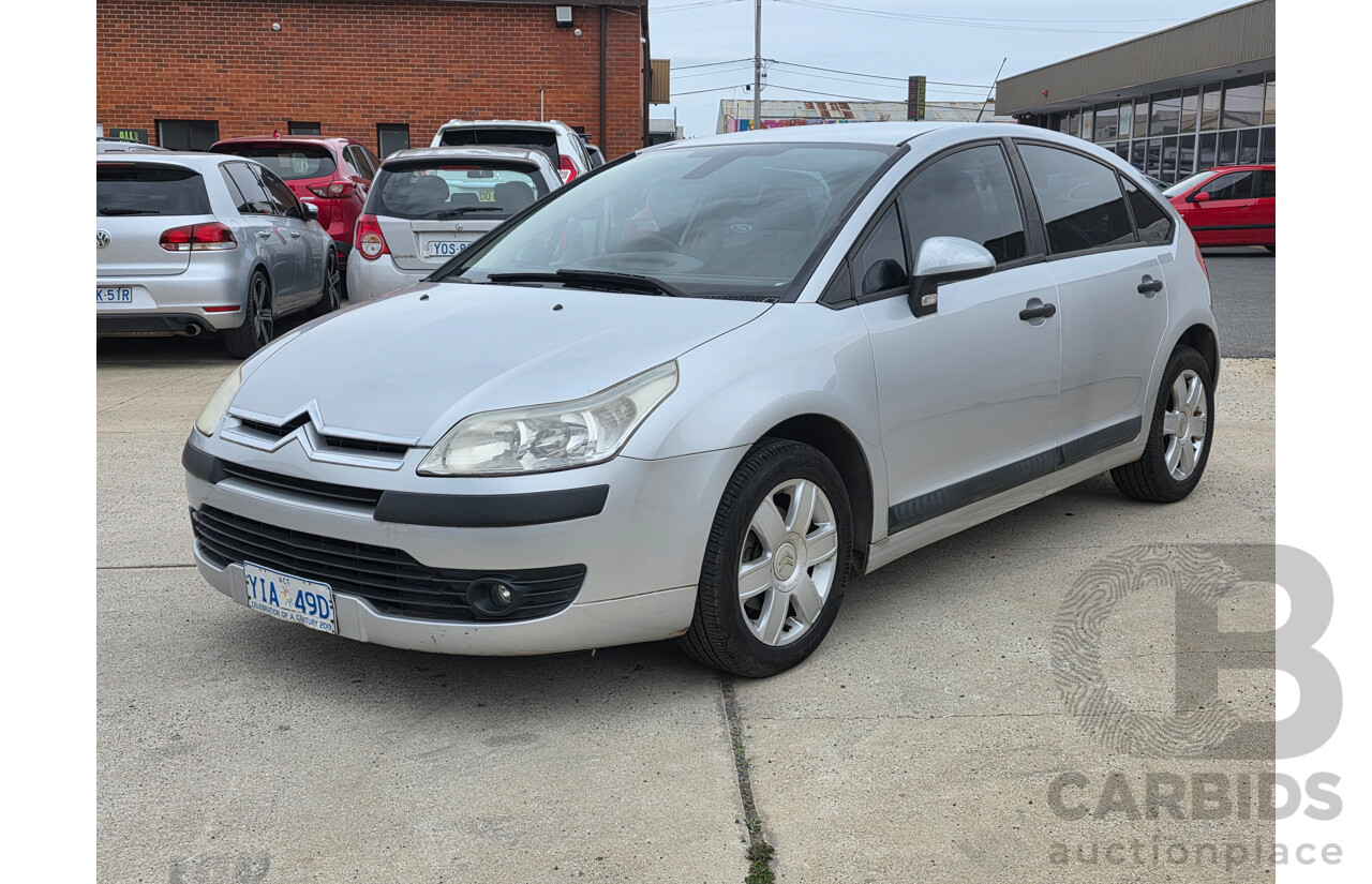 11/2006 Citroen C4 SX  5d Hatchback Silver Turbo Diesel 1.6L