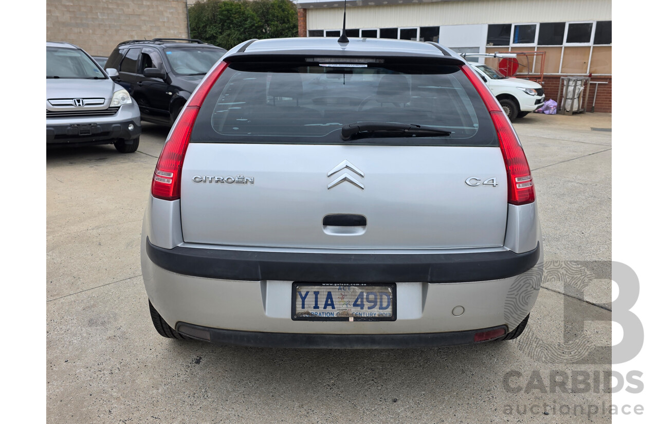 11/2006 Citroen C4 SX  5d Hatchback Silver Turbo Diesel 1.6L