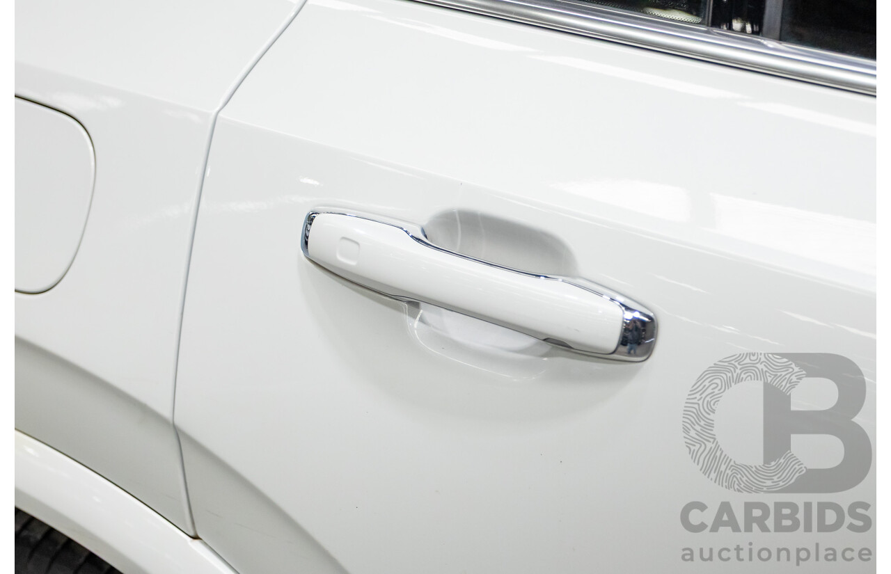 02/2018 Volvo XC90 D5 Inscription (AWD) 256 MY17 4D Wagon Crystal White Pearl Turbo Diesel 2.0L