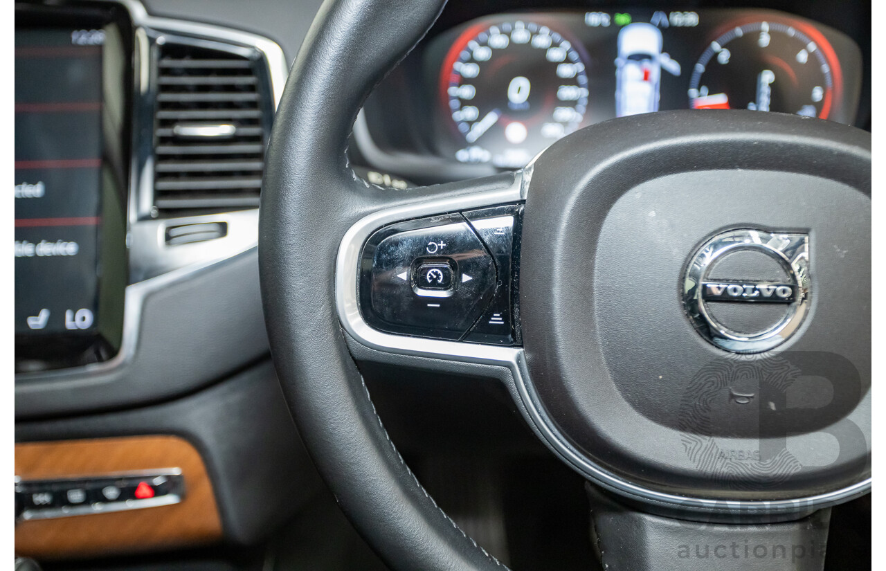 02/2018 Volvo XC90 D5 Inscription (AWD) 256 MY17 4D Wagon Crystal White Pearl Turbo Diesel 2.0L