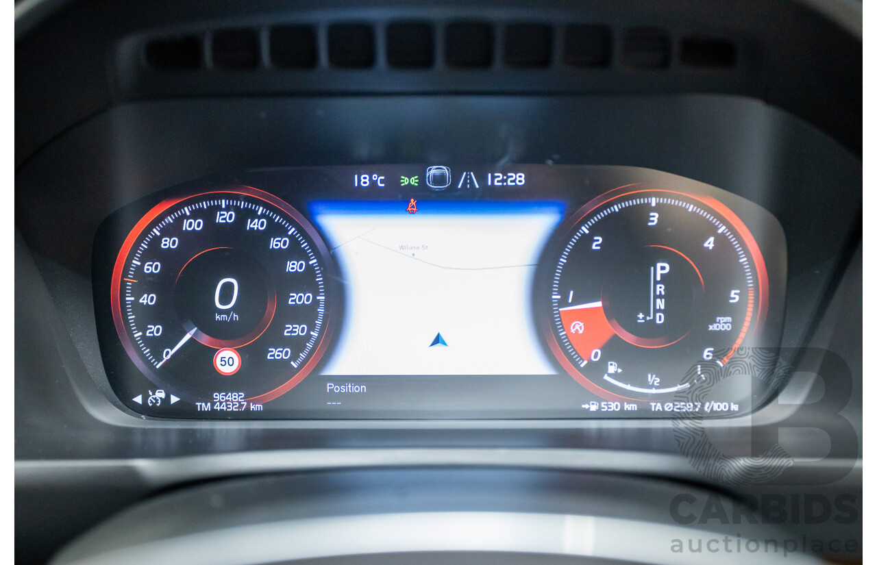 02/2018 Volvo XC90 D5 Inscription (AWD) 256 MY17 4D Wagon Crystal White Pearl Turbo Diesel 2.0L