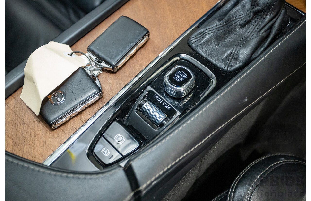 02/2018 Volvo XC90 D5 Inscription (AWD) 256 MY17 4D Wagon Crystal White Pearl Turbo Diesel 2.0L