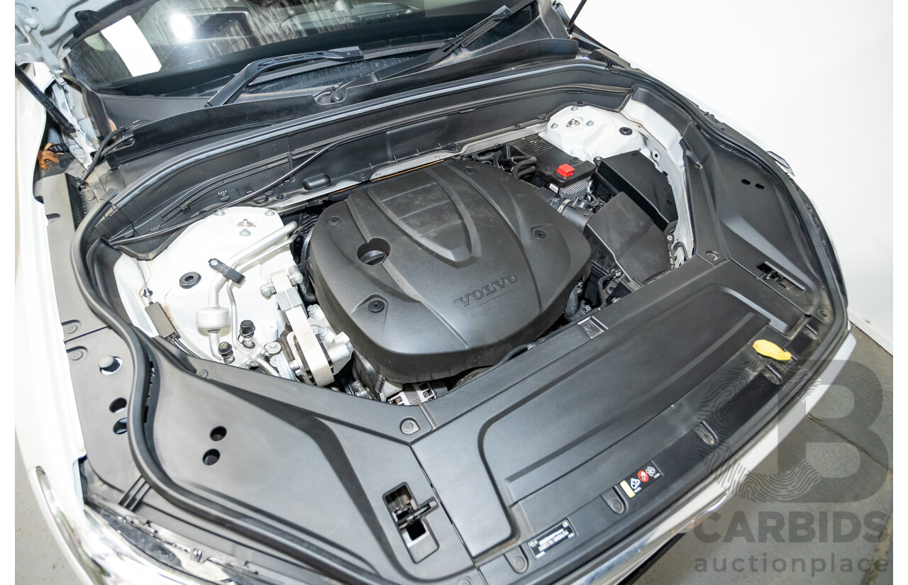 02/2018 Volvo XC90 D5 Inscription (AWD) 256 MY17 4D Wagon Crystal White Pearl Turbo Diesel 2.0L