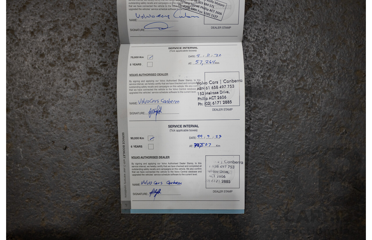 02/2018 Volvo XC90 D5 Inscription (AWD) 256 MY17 4D Wagon Crystal White Pearl Turbo Diesel 2.0L