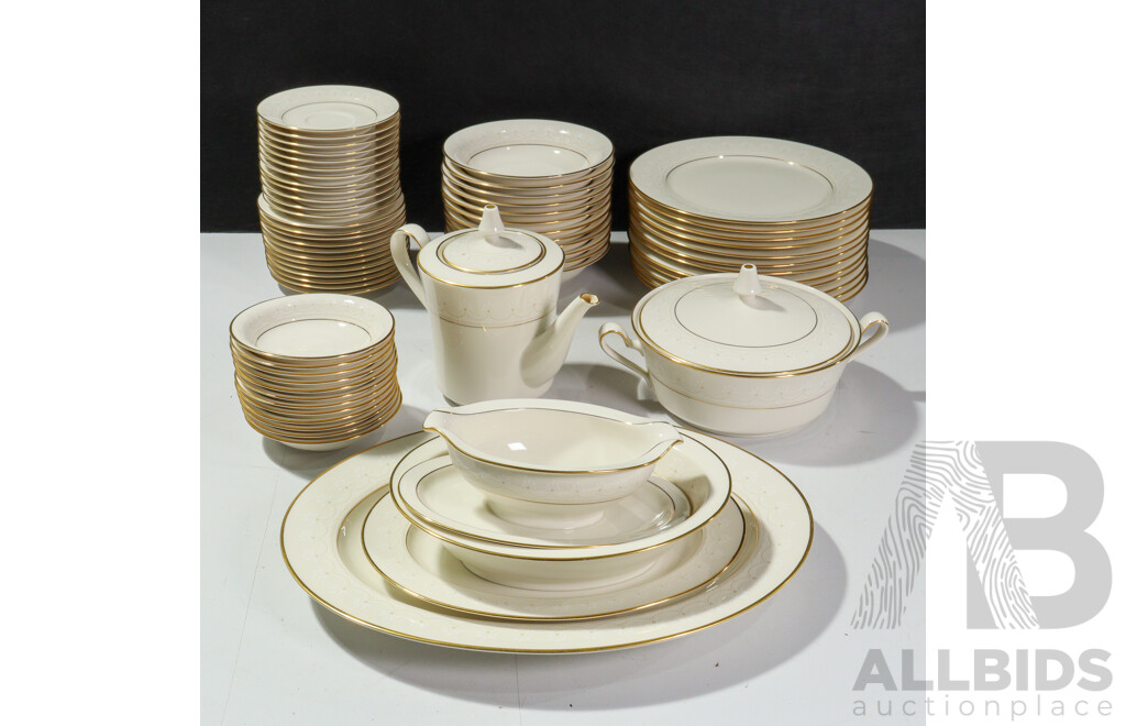 Lovely (Almost) Complete Noritake Crockery Set - Discontinued Caledonia Design (1971-1990)