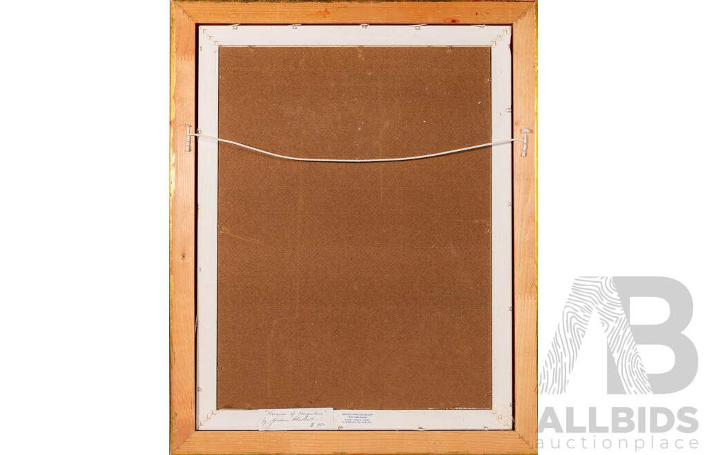 Graham Charlton, (20th Century, Australian, 1940-), Memories of Mongarlowe, Wonderful Original Oil on Canvas Board, 77 x 62 cm (frame)