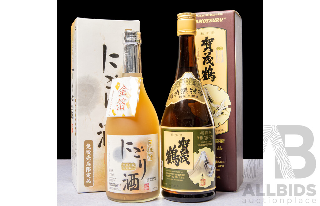 Kamotsuru Refined Japanese Sake with Gekkeikan Junmai Sake (2)