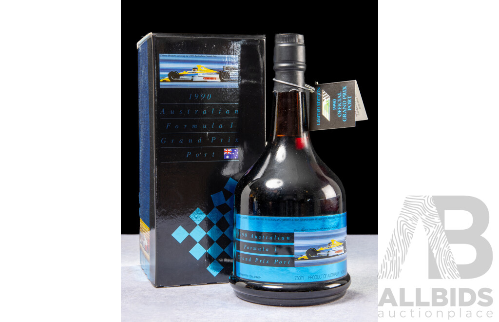 Australian Formula 1 Grand Prix Port Vintage 1990 in Box