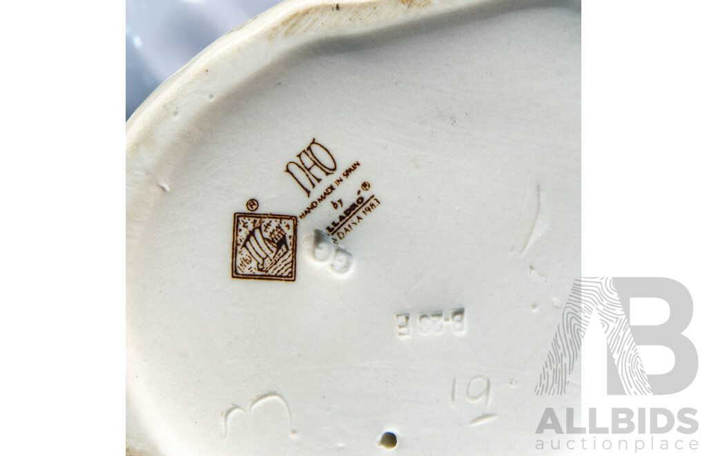 Collection of Five Ceramic Figures by Lladro, NAO by Lladro and Princess House