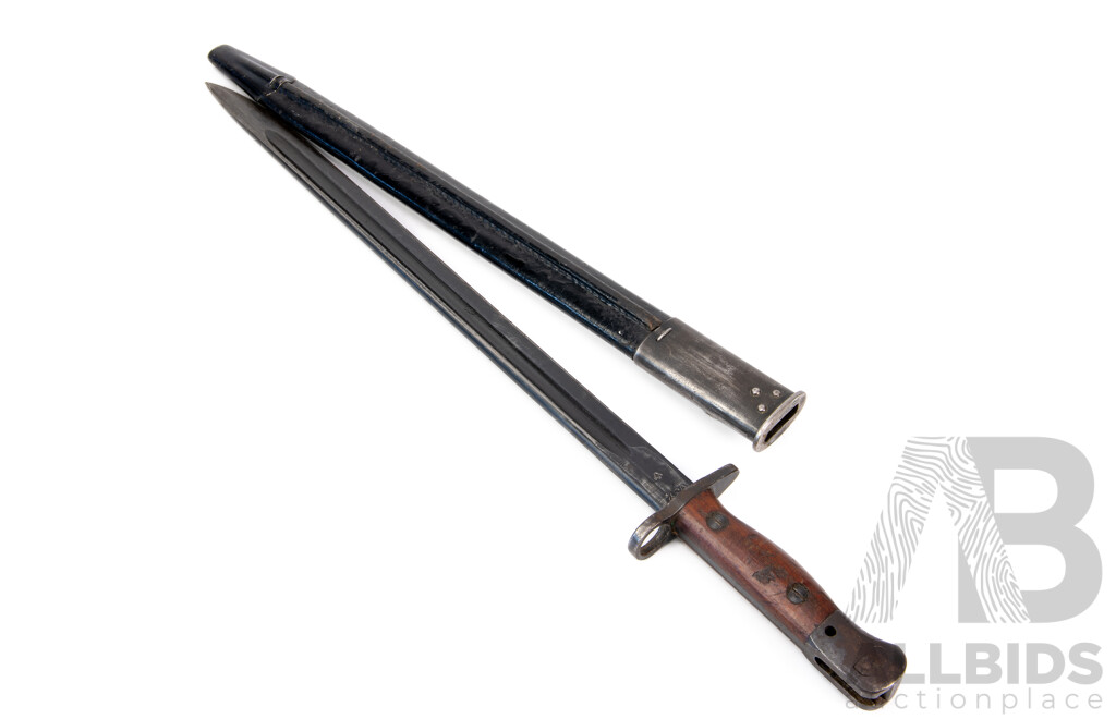 Australian WWI Bayonet in Scabbard