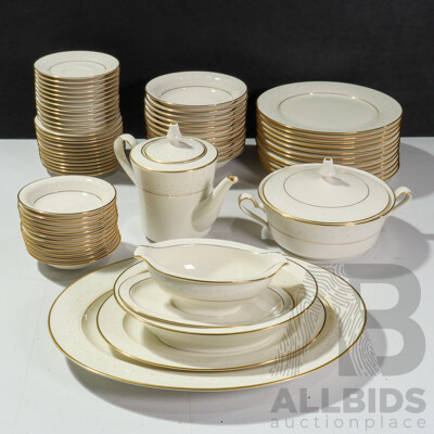 Lovely (Almost) Complete Noritake Crockery Set - Discontinued Caledonia Design (1971-1990)