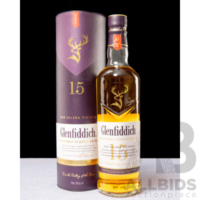 Glenfiddich Single Malt Scotch Whiskey in Presentation Tube