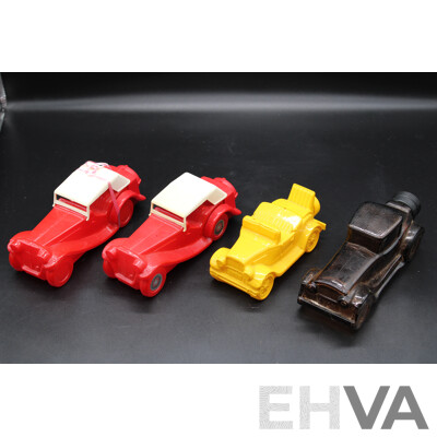Four Vintage Avon Vehicle Design Bottles