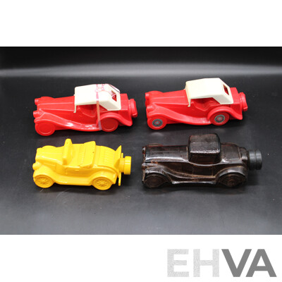Four Vintage Avon Vehicle Design Bottles