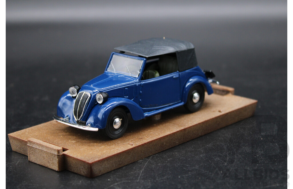 Brumm Diecast Model Car Fiat 508C Cabriolet 1100 1937