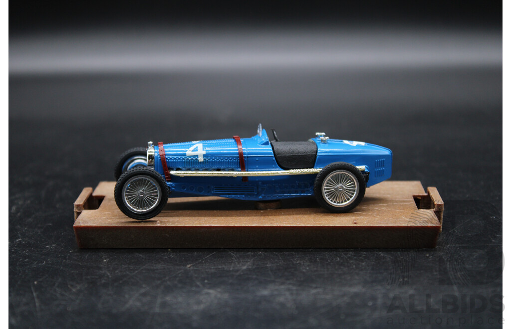 Brumm Diecast Model Car Bugatti Type 59 1933 Blue