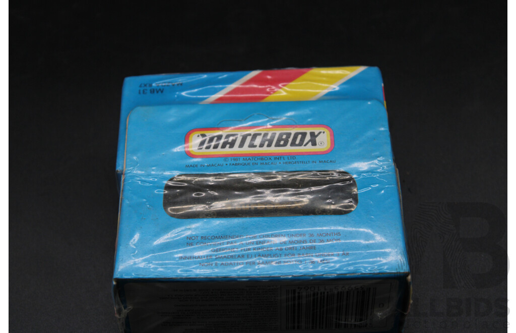 Matchbox MB31 Mazda RX7 & MB24 Datsun 280ZX Diecast Model Car ( Sealed ) - Lot of 2