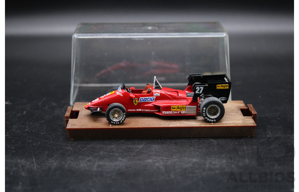 Brumm Diecast Model Car Ferrari F1 126C4 Winner Belgium Gp 1984