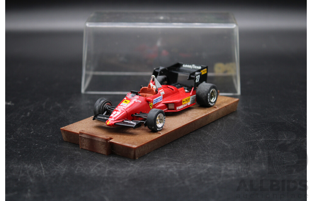 Brumm Diecast Model Car Ferrari F1 126C4 Winner Belgium Gp 1984