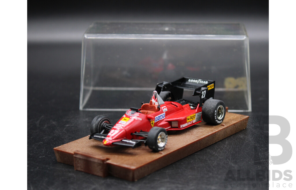 Brumm Diecast Model Car Ferrari F1 126C4 Winner Belgium Gp 1984