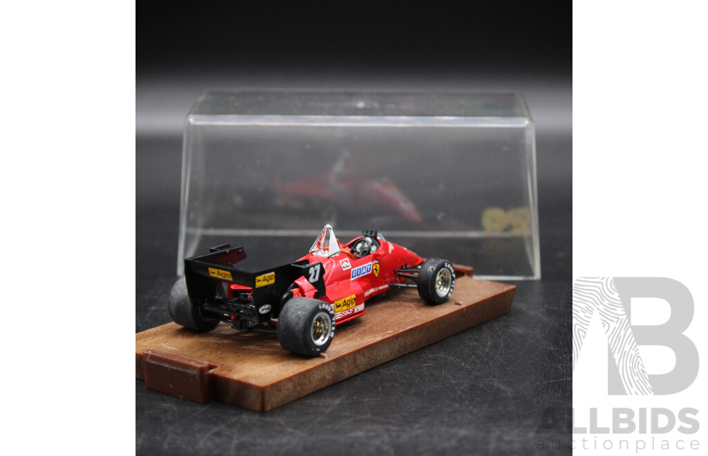 Brumm Diecast Model Car Ferrari F1 126C4 Winner Belgium Gp 1984