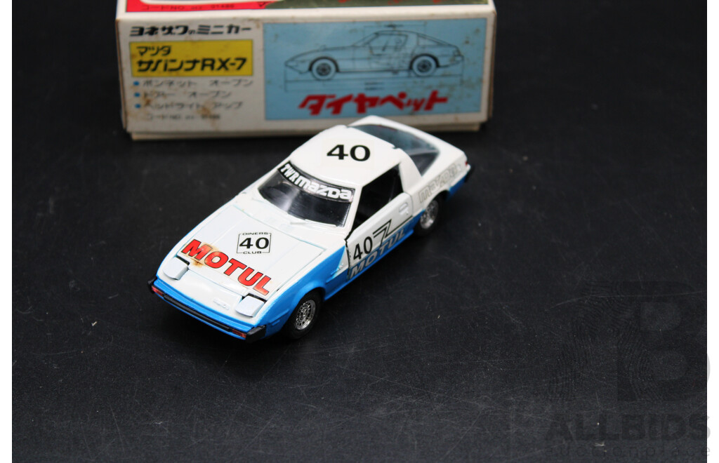 DIAPET Mazda Savanna RX-7 WINS SPA-FRANCORCHAMPS 1981 Model Car