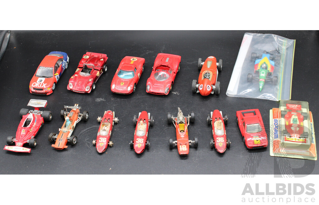 Collection of Racing Diecast Cars