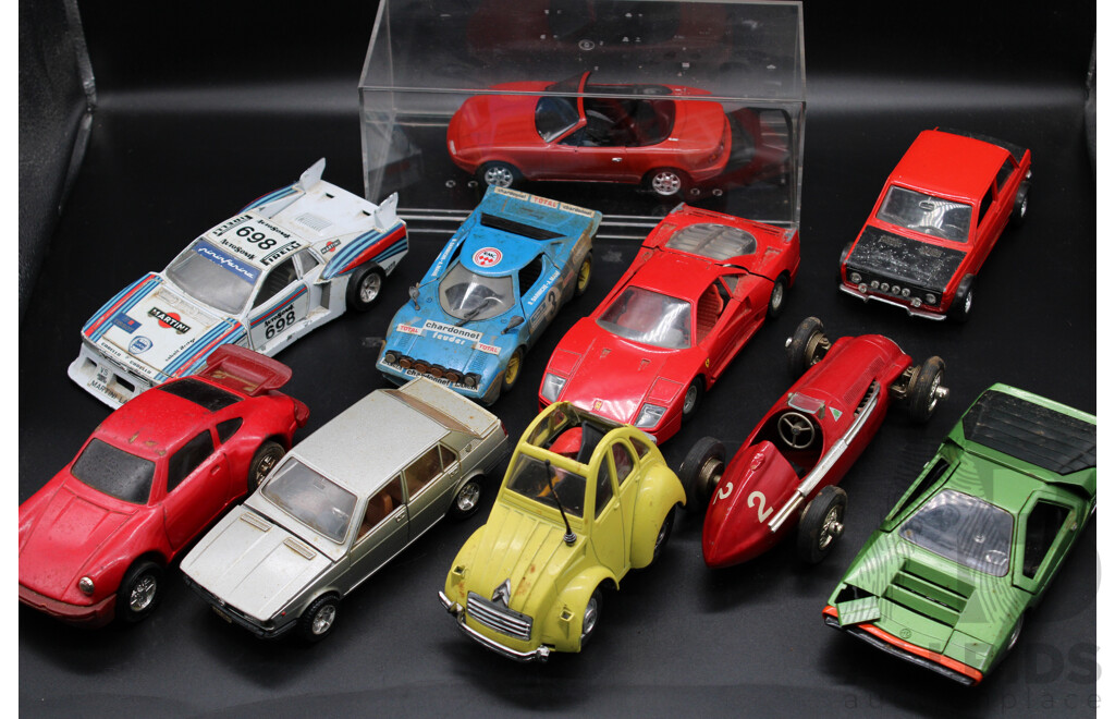 Ten Collections of Model Car Includes Tonika, Polistil and More