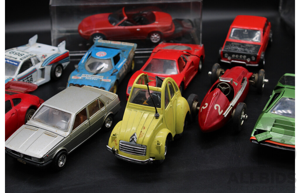 Ten Collections of Model Car Includes Tonika, Polistil and More