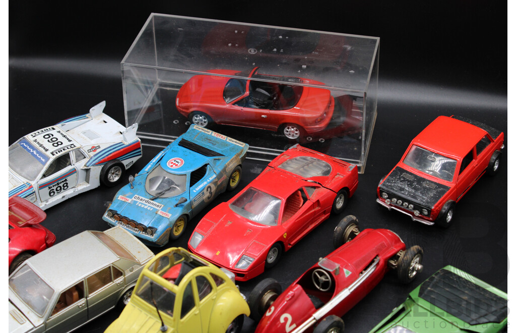 Ten Collections of Model Car Includes Tonika, Polistil and More