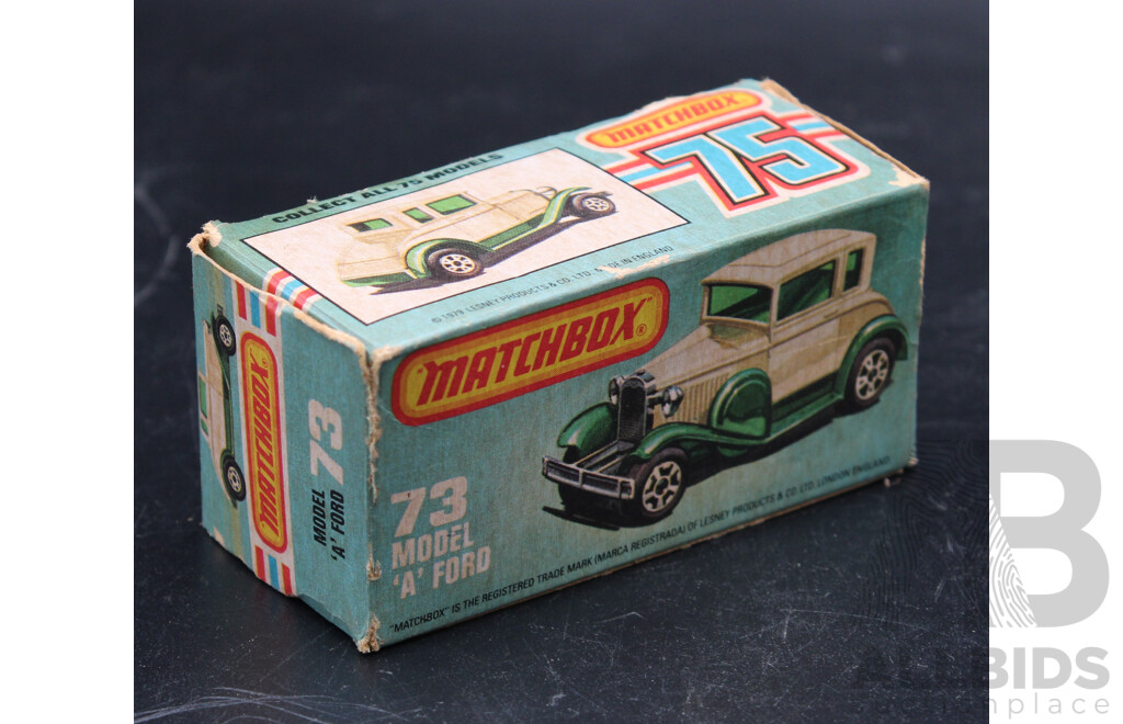 Matchbox 73 Model  'A' Ford 1:64 Diecast