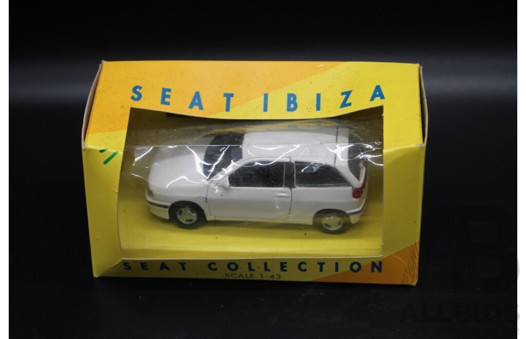 RVX 4WD Die Cast Metal Car & Seat Ibiza 1:43 Model Car & Mercedes-Benz C220 1:87 Model Car