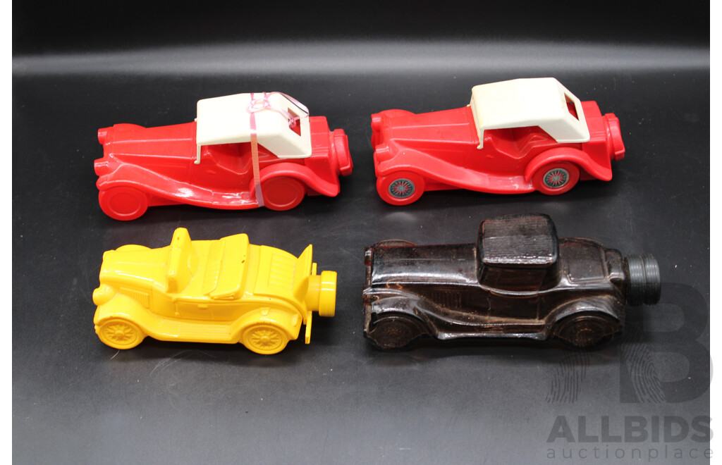 Four Vintage Avon Vehicle Design Bottles