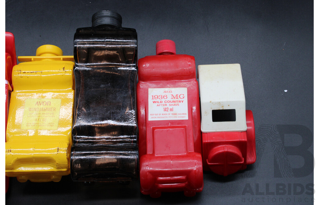 Four Vintage Avon Vehicle Design Bottles